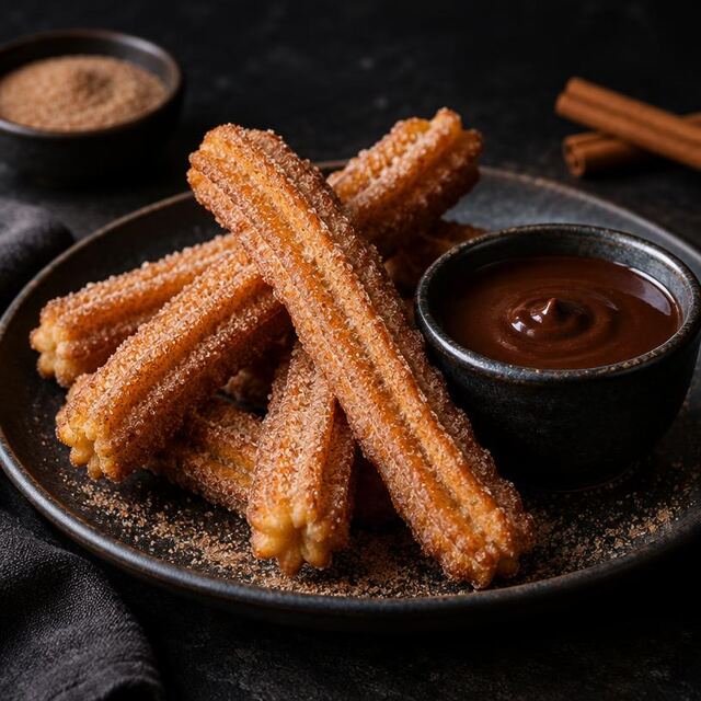 Churros con chocolate